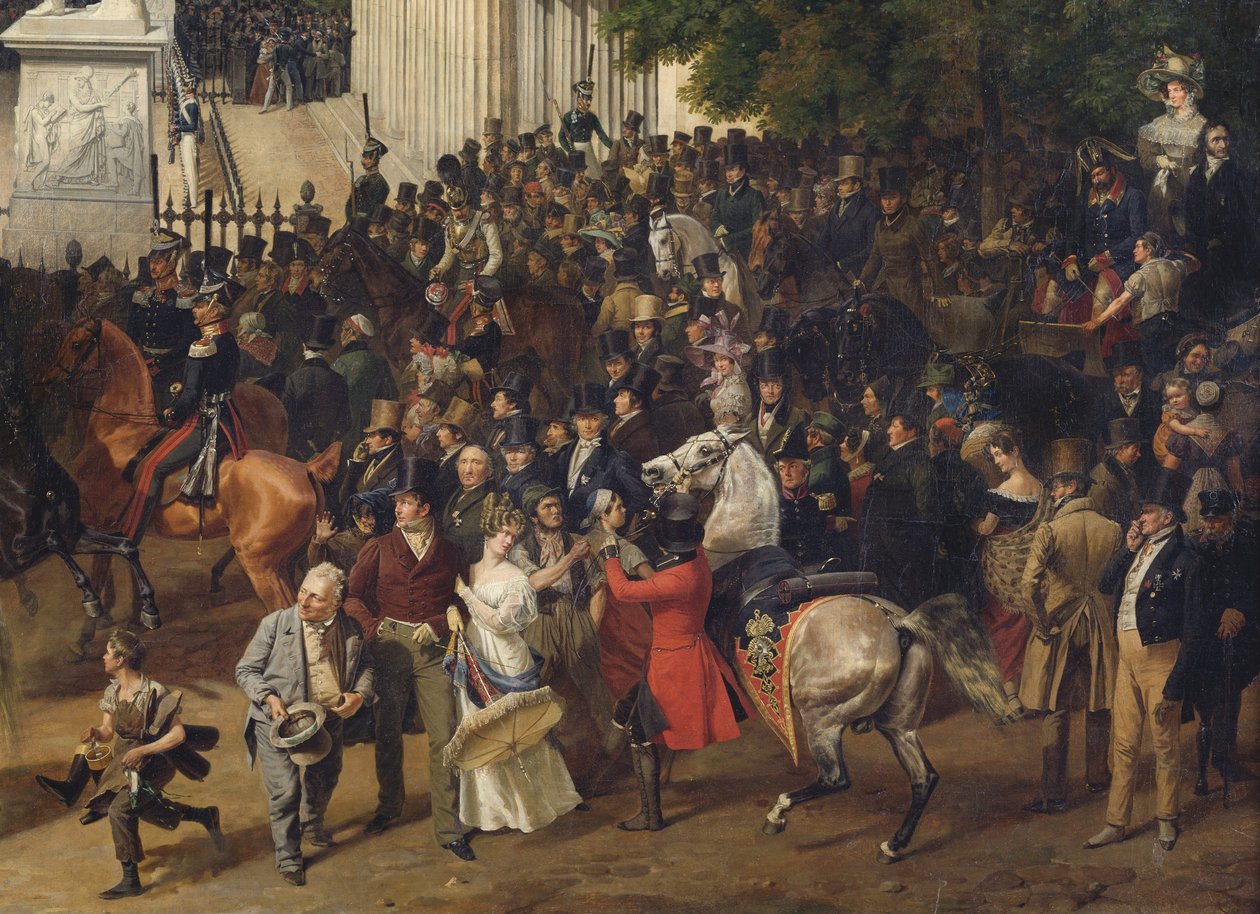 Desfile en la Plaza de la Ópera en Berlín de Franz Krüger