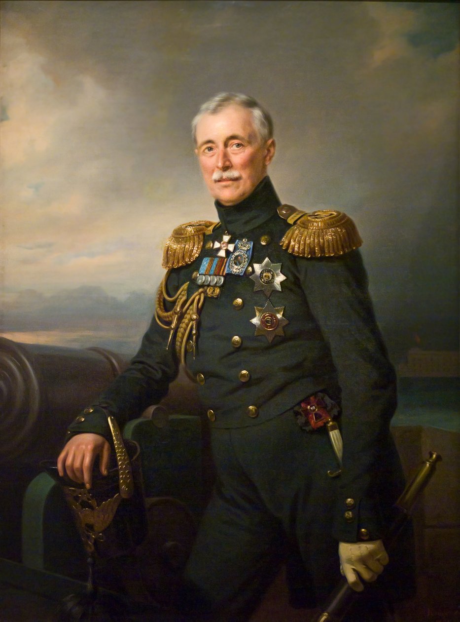 Príncipe Alexander Sergeyevich Menshikov 1787-1869, 1851 de Franz Krüger