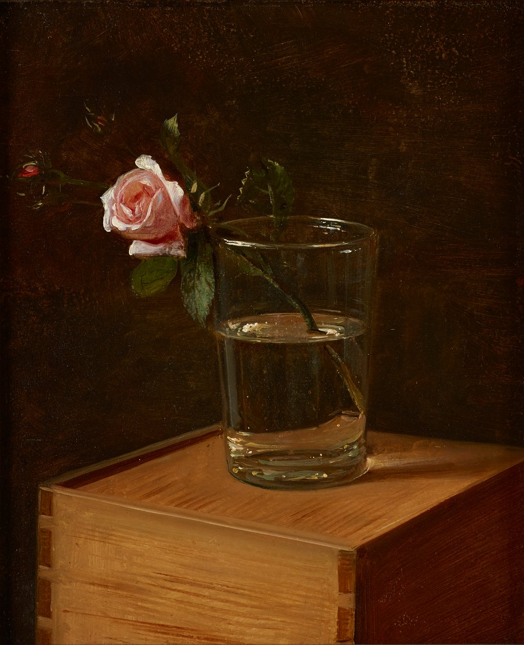 rosa en el vaso de Franz Krüger