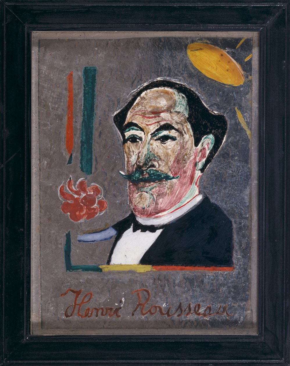 Retrato de Henri Rousseau de Franz Marc
