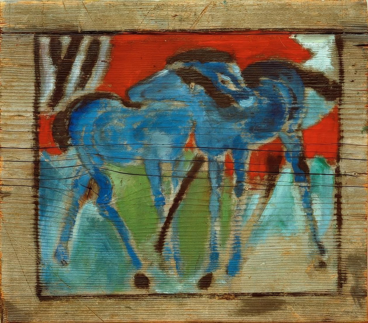 Potros azules de Franz Marc