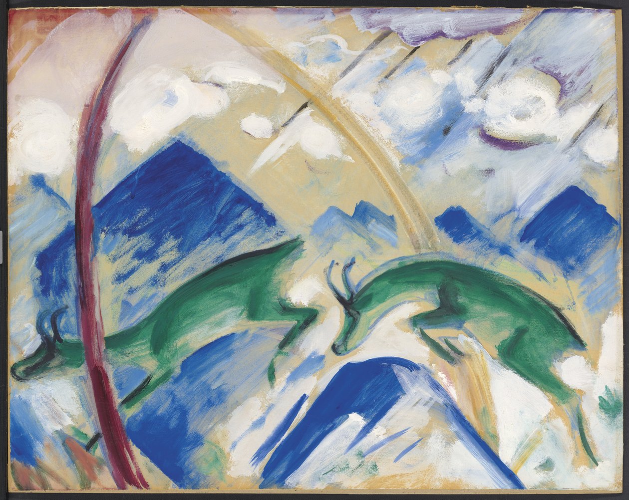 Camurça, 1911 de Franz Marc