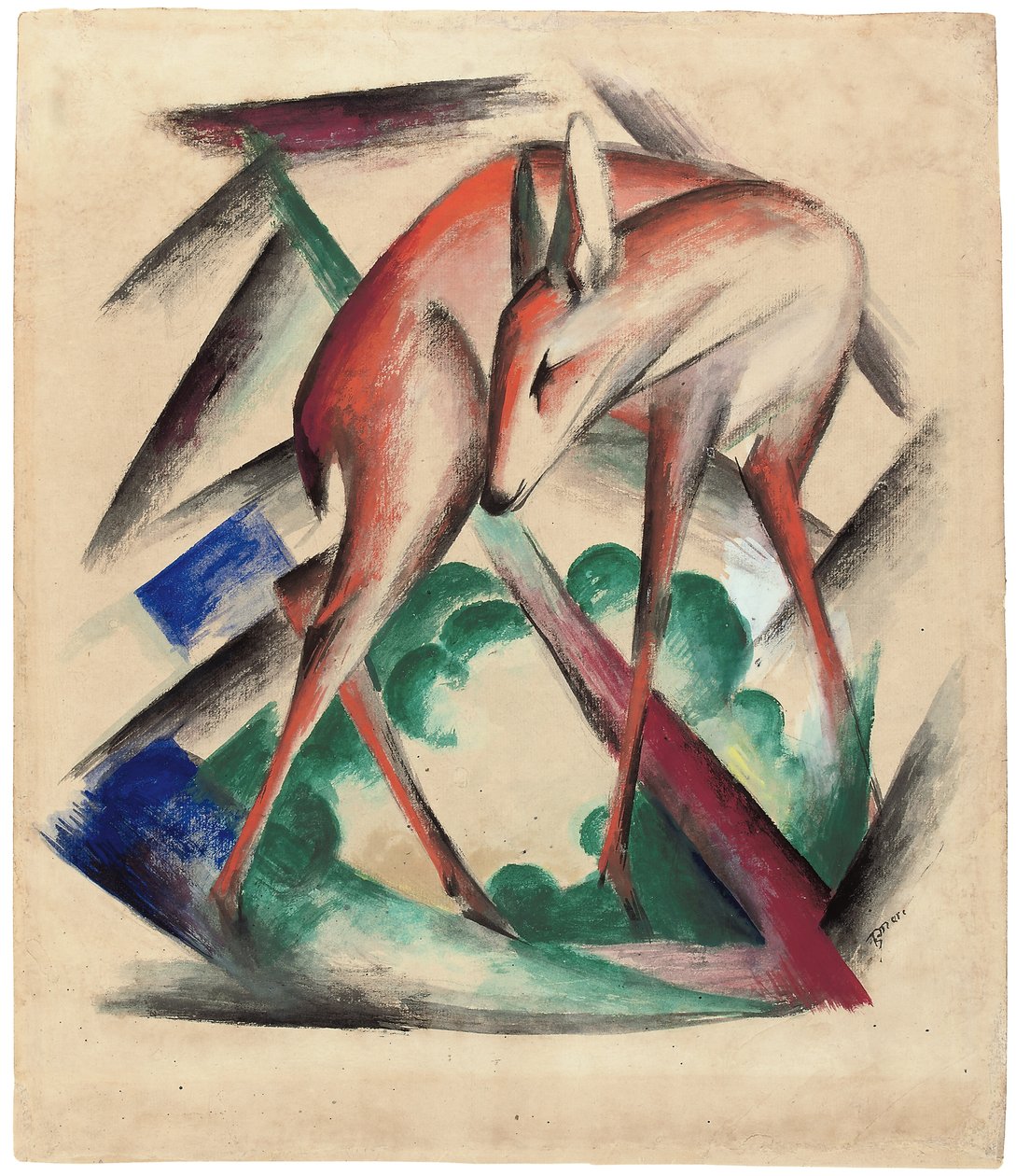 Ciervo, 1912 de Franz Marc