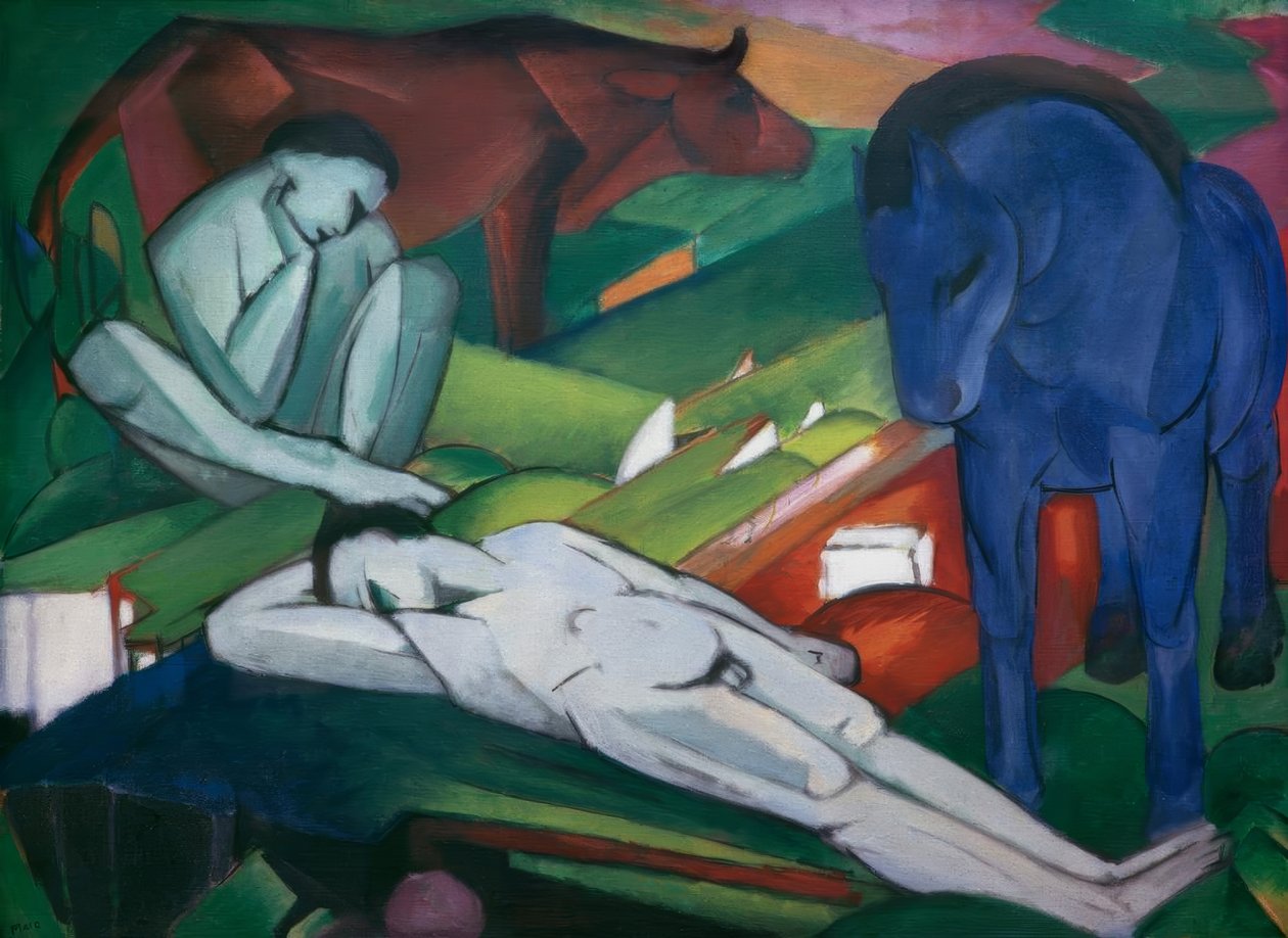 Los pastores de Franz Marc