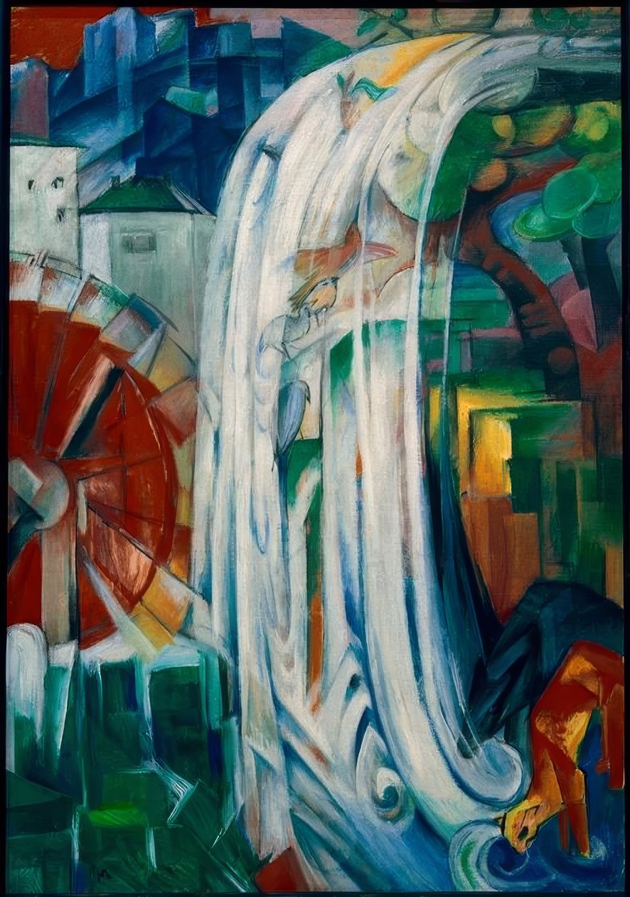 El molino encantado de Franz Marc