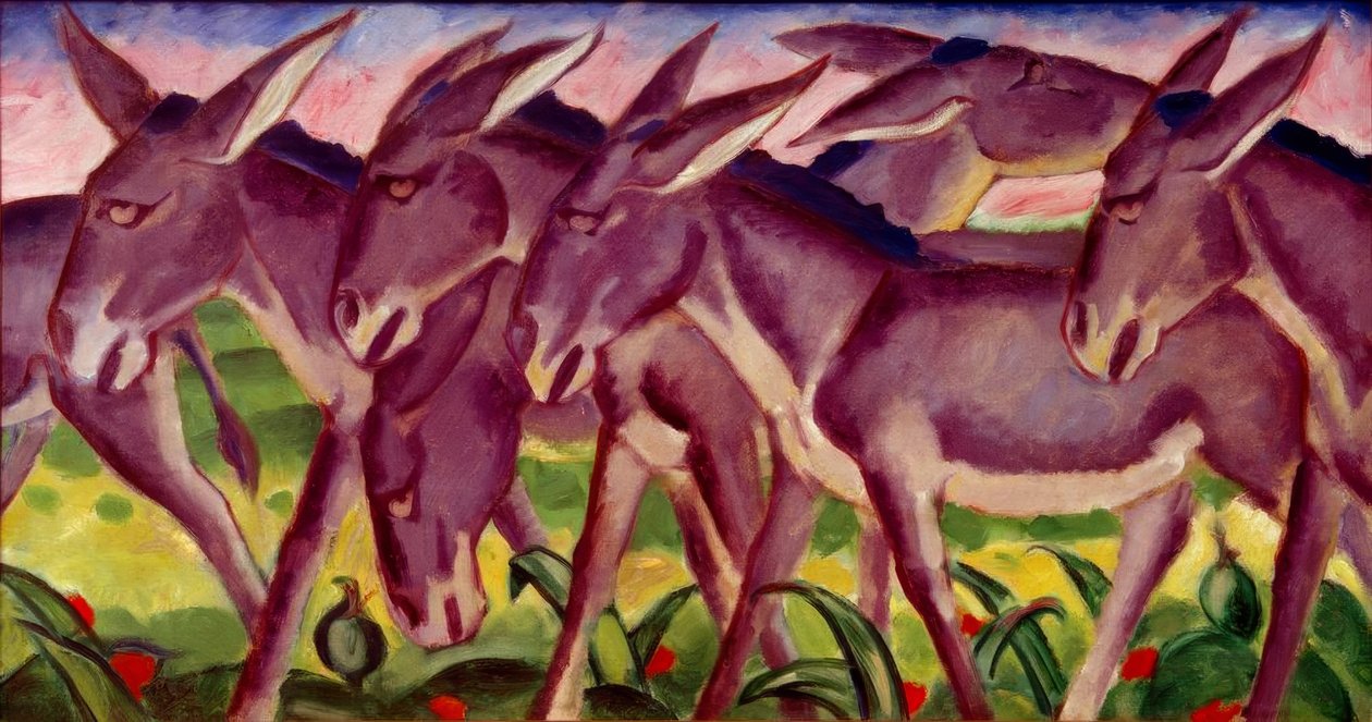 Friso de burros de Franz Marc