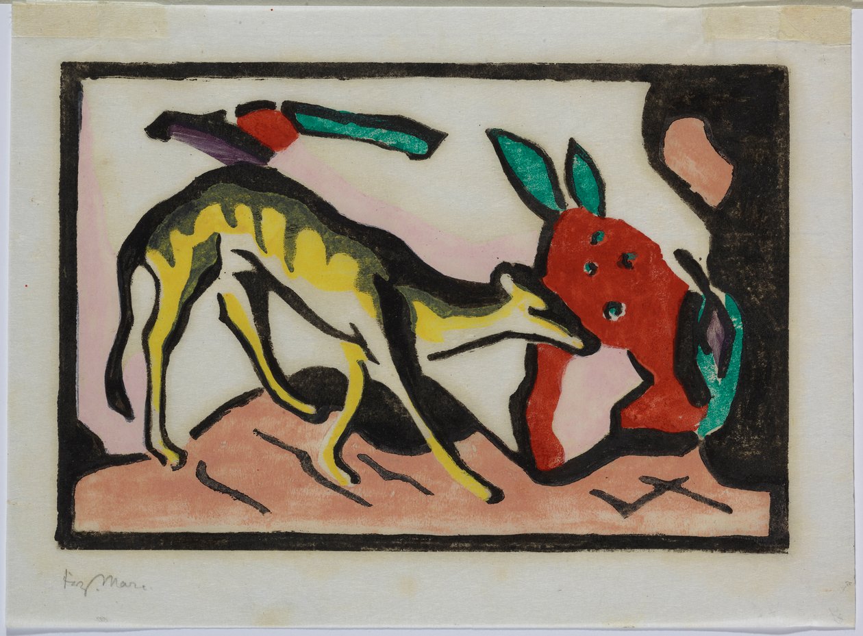 Criatura mítica de Franz Marc