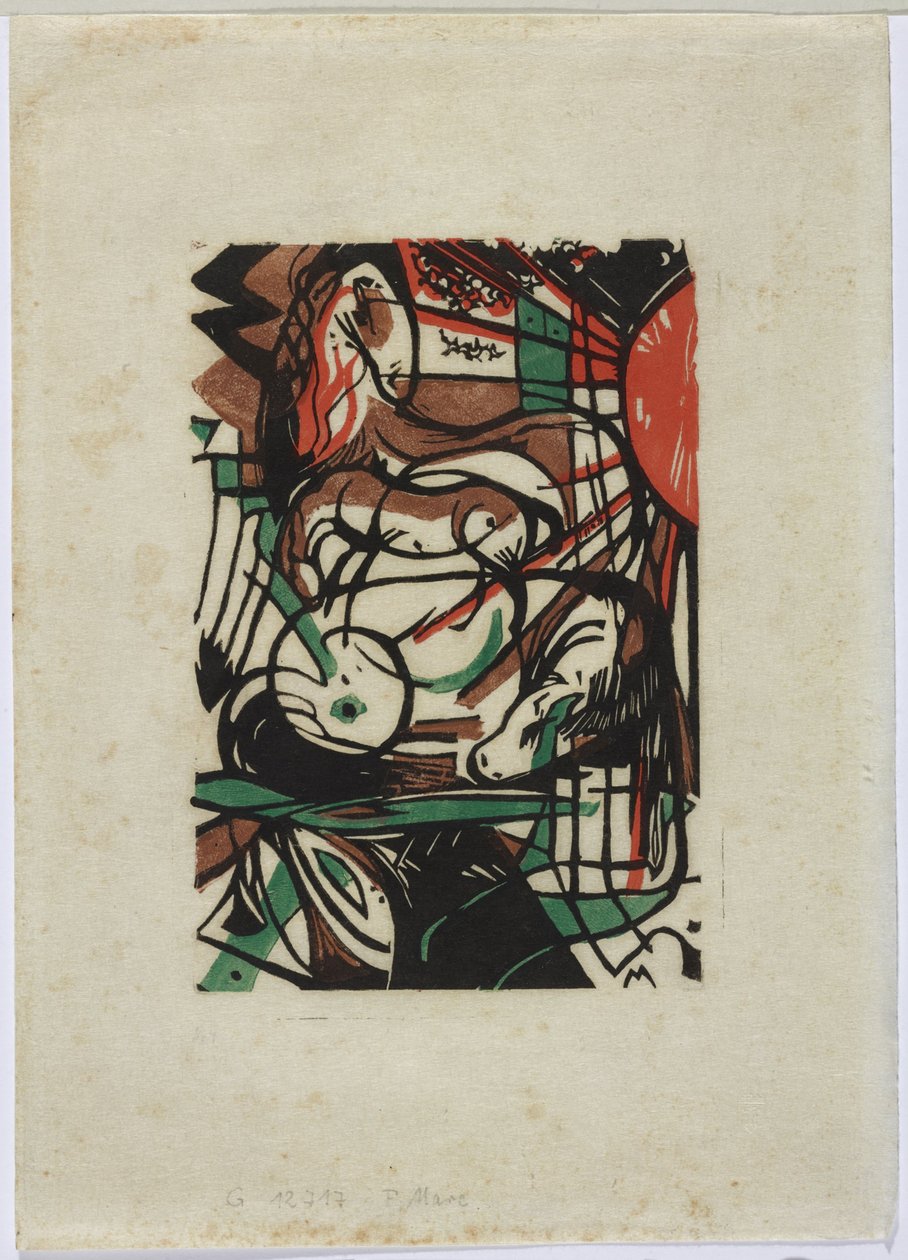 Nacimiento de los caballos de Franz Marc