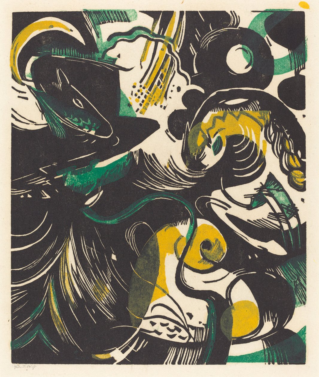 Génesis II de Franz Marc