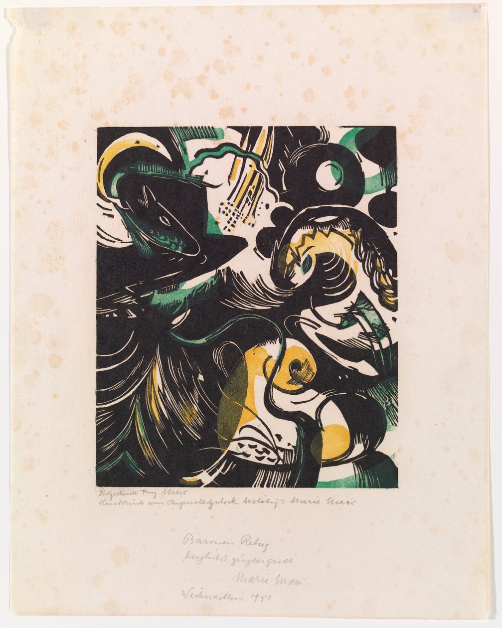 Génesis II de Franz Marc