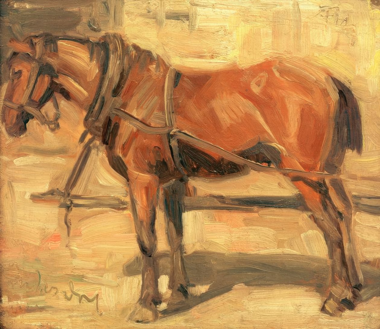 Pequeño estudio de caballos de Franz Marc
