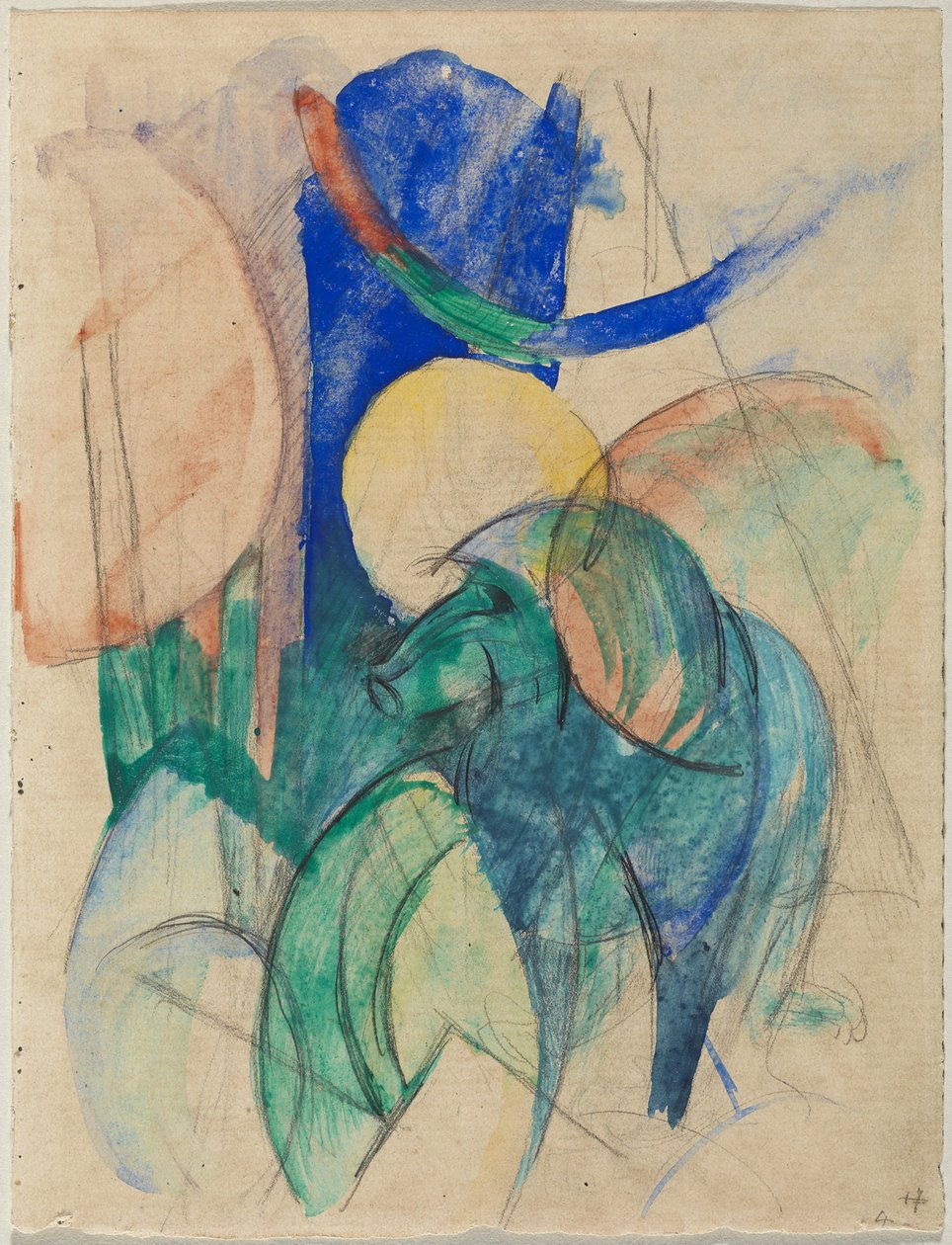 Mandril de Franz Marc
