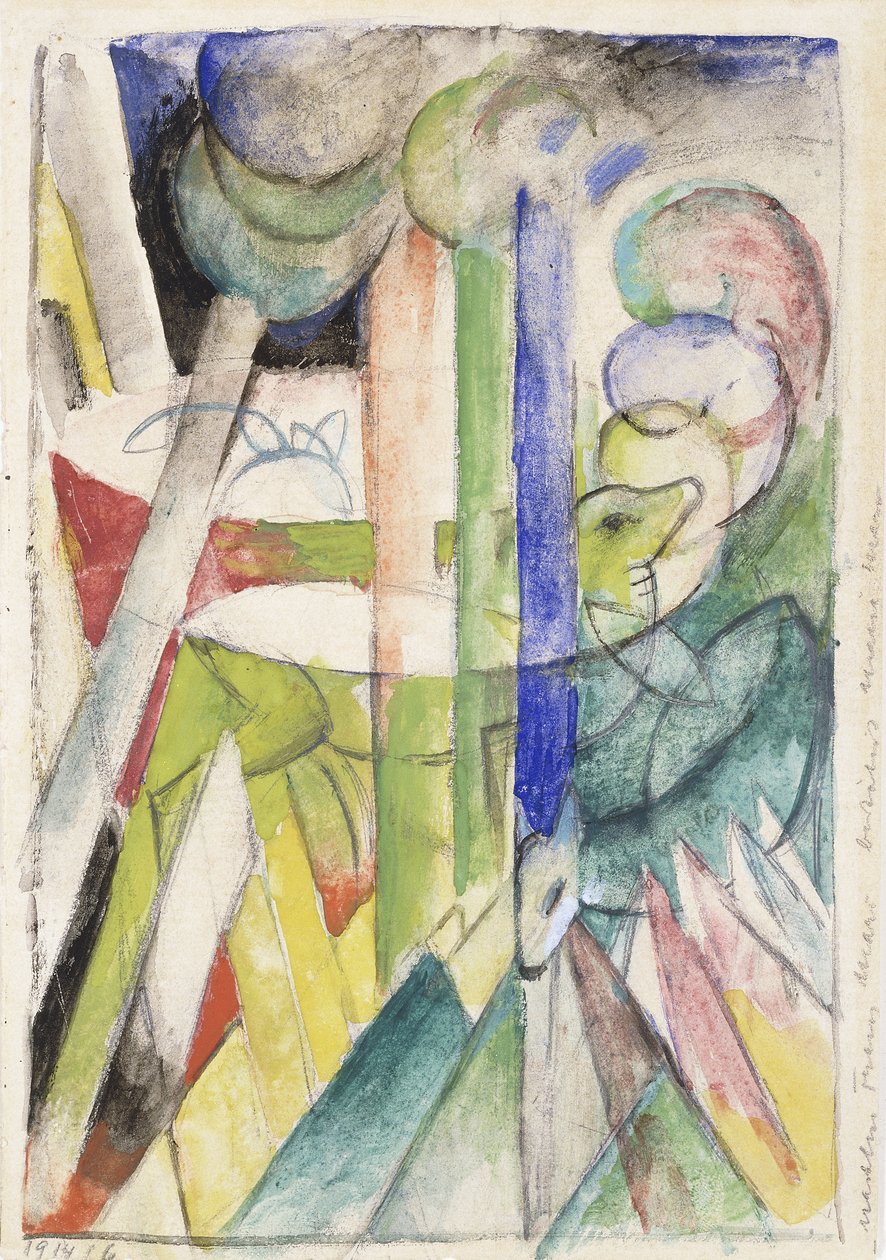 Cabra montés de Franz Marc