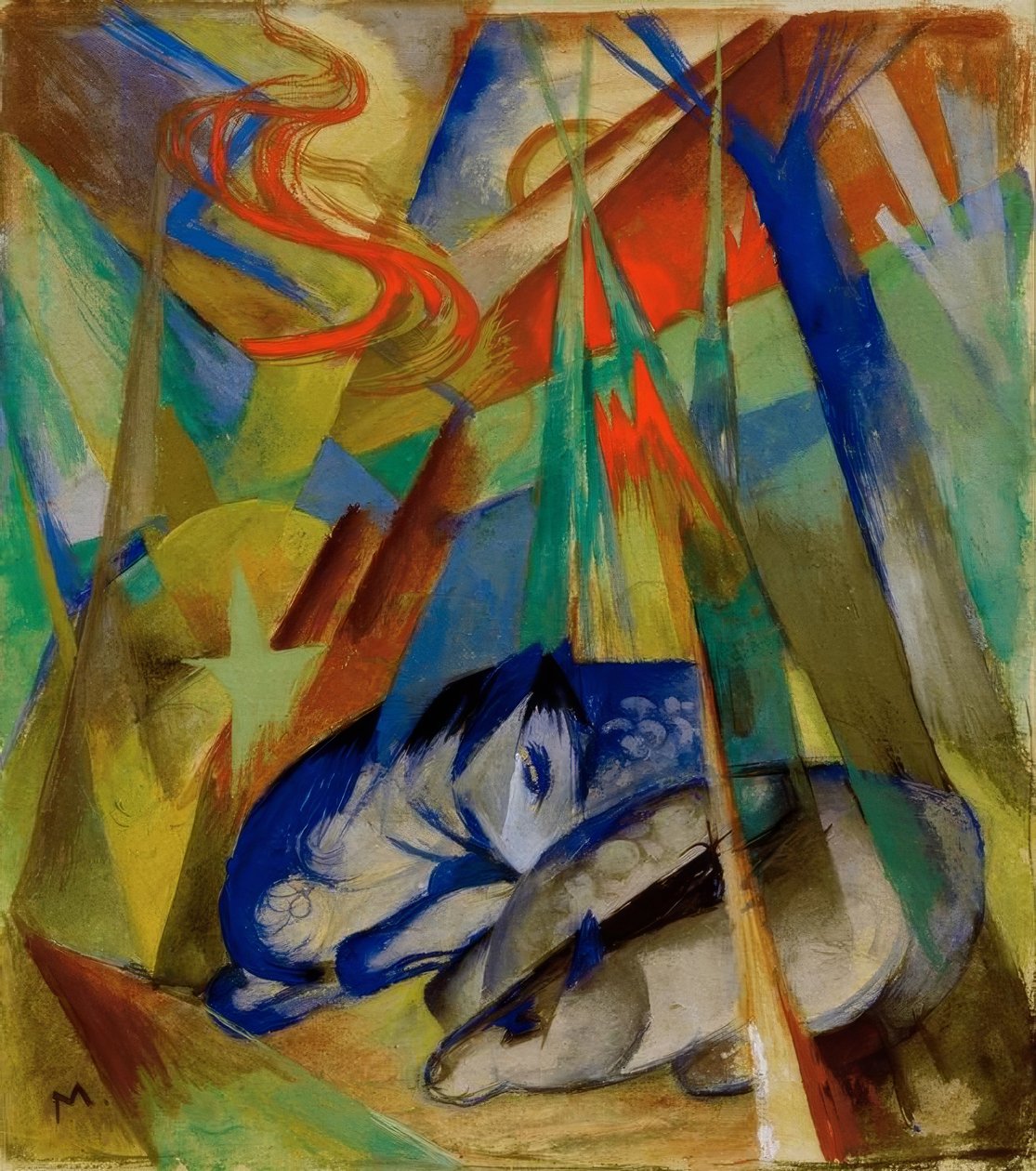 Animales Durmiendo de Franz Marc