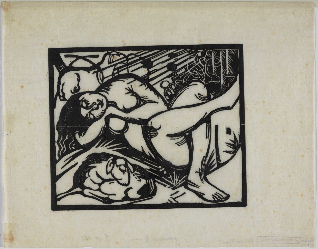 Pastora dormida de Franz Marc