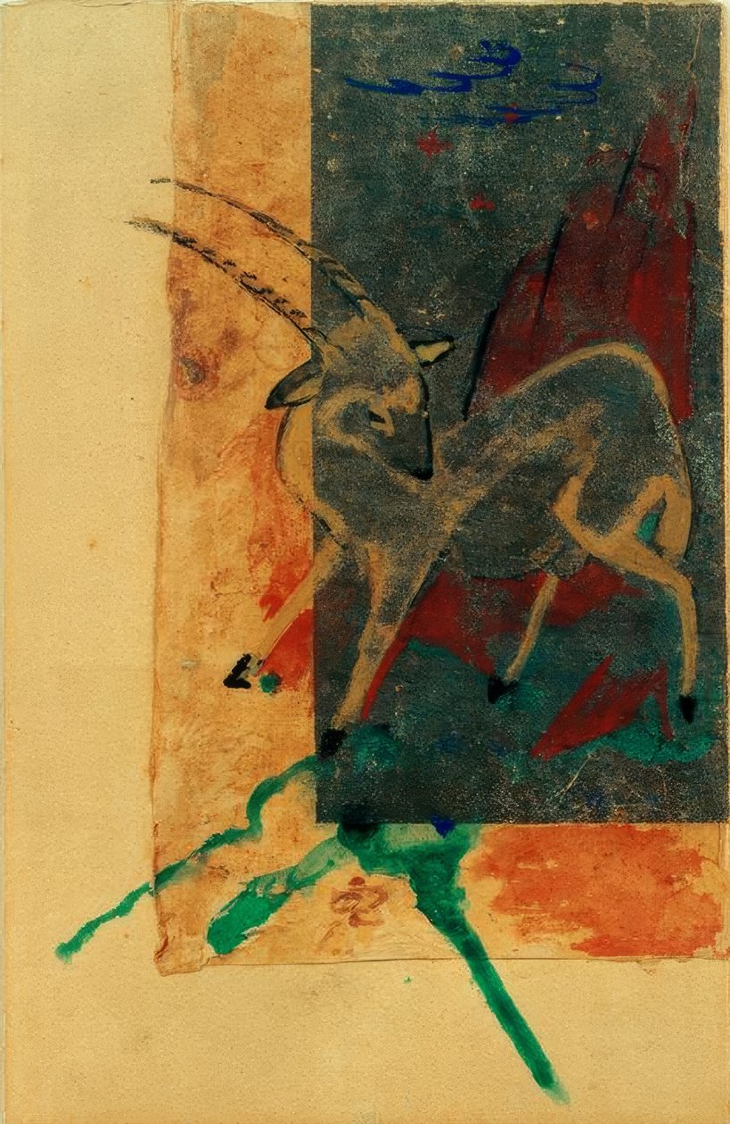 Cabra montés de Franz Marc