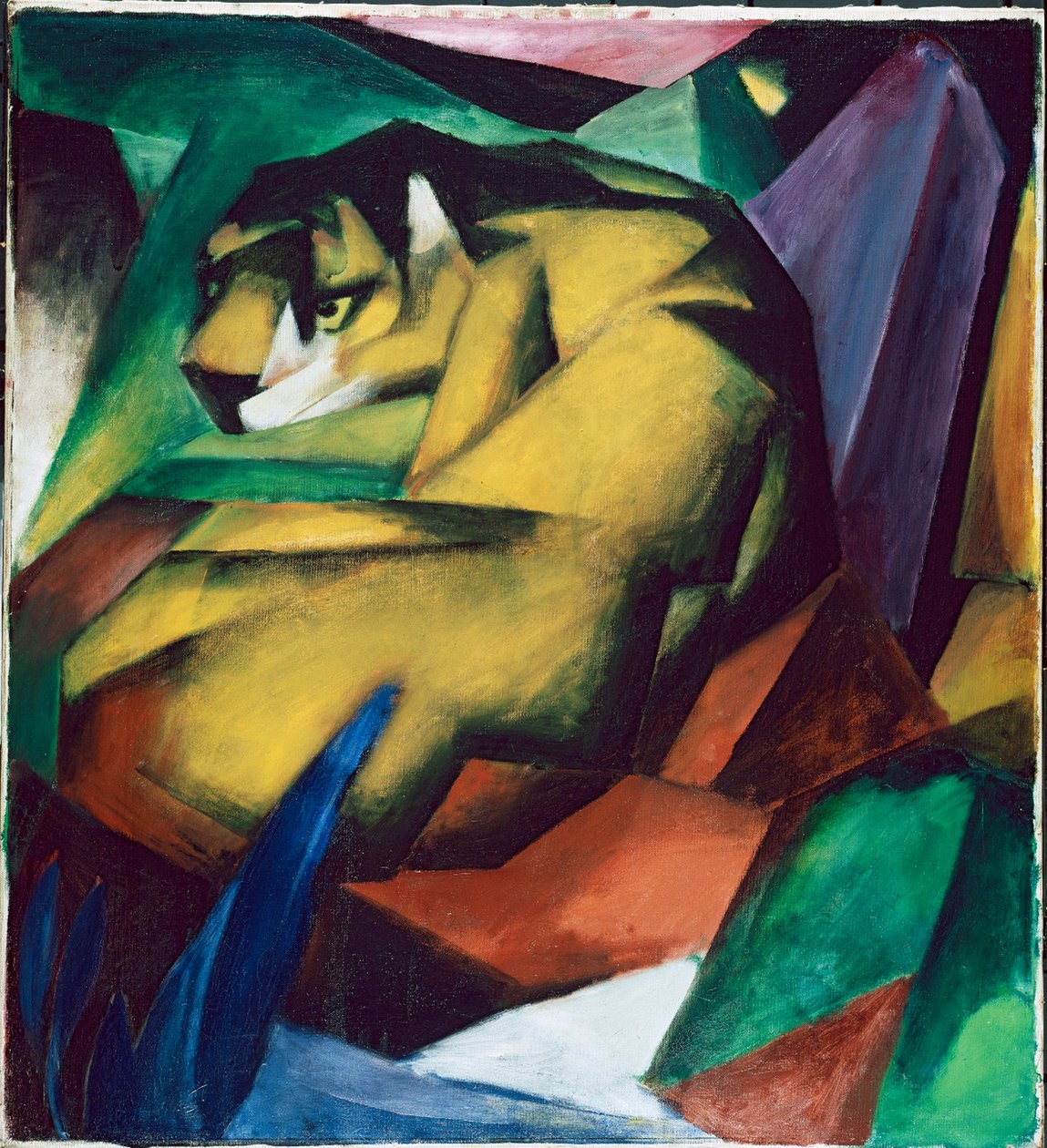 El tigre, 1912 de Franz Marc
