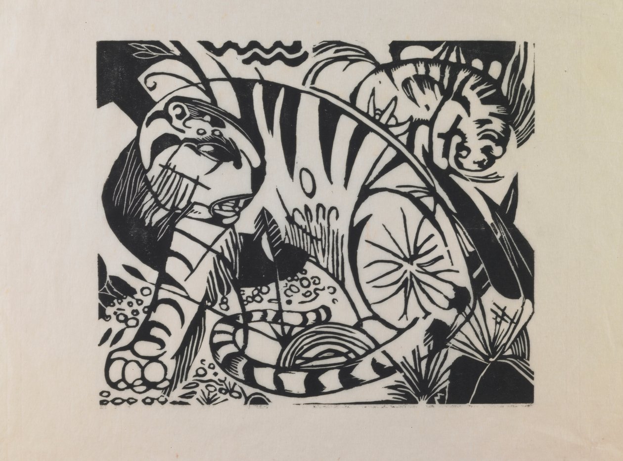 Tigre de Franz Marc