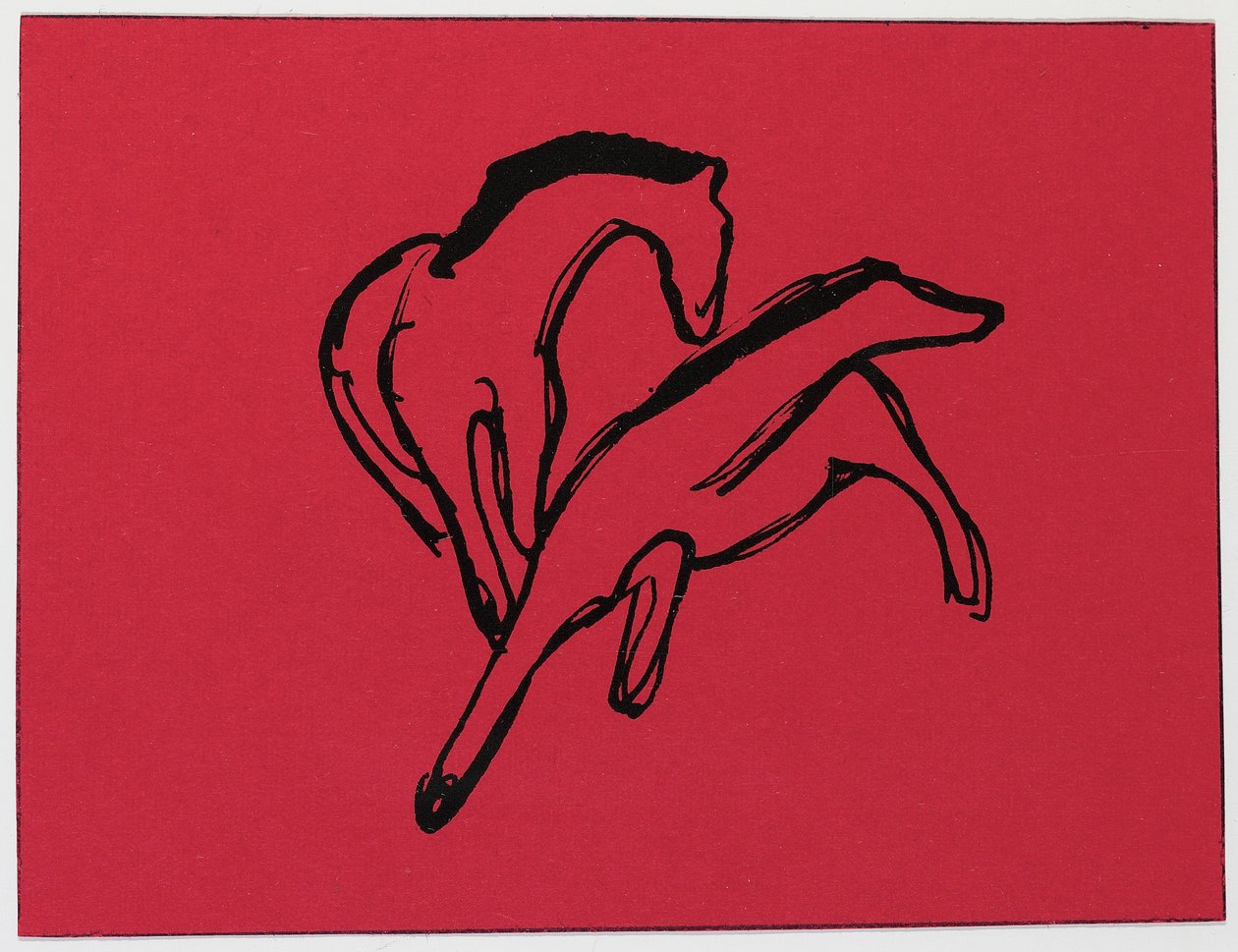Dos caballos de Franz Marc