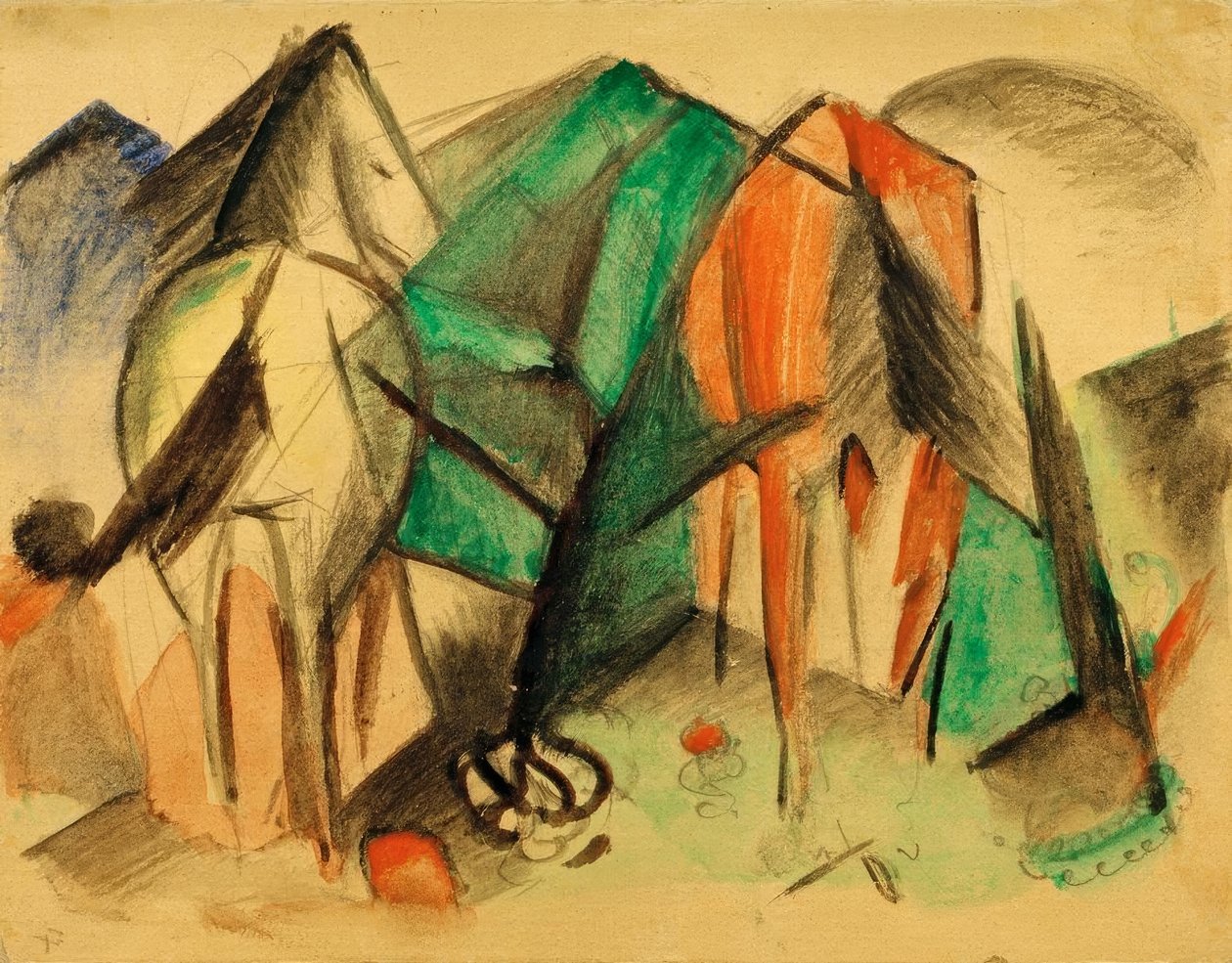 Dos caballos de Franz Marc