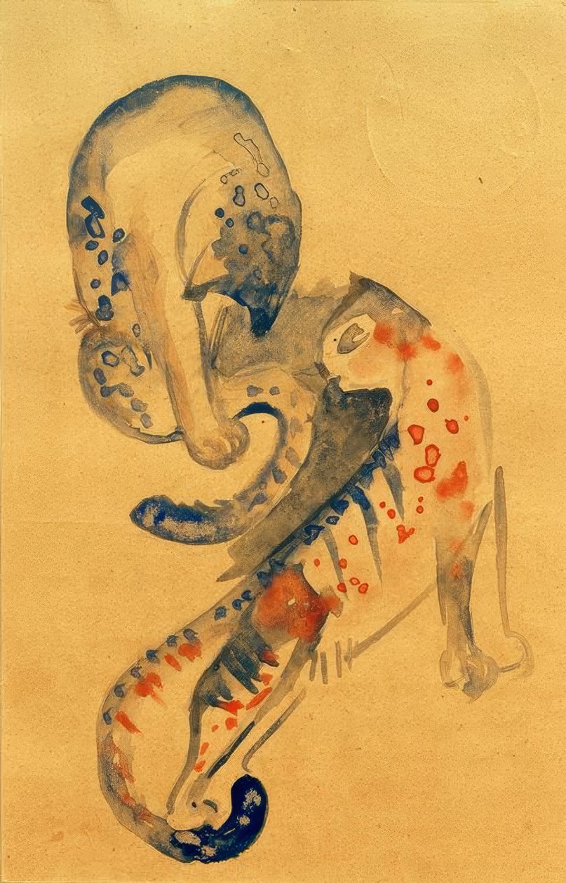 Dos felinos de Franz Marc