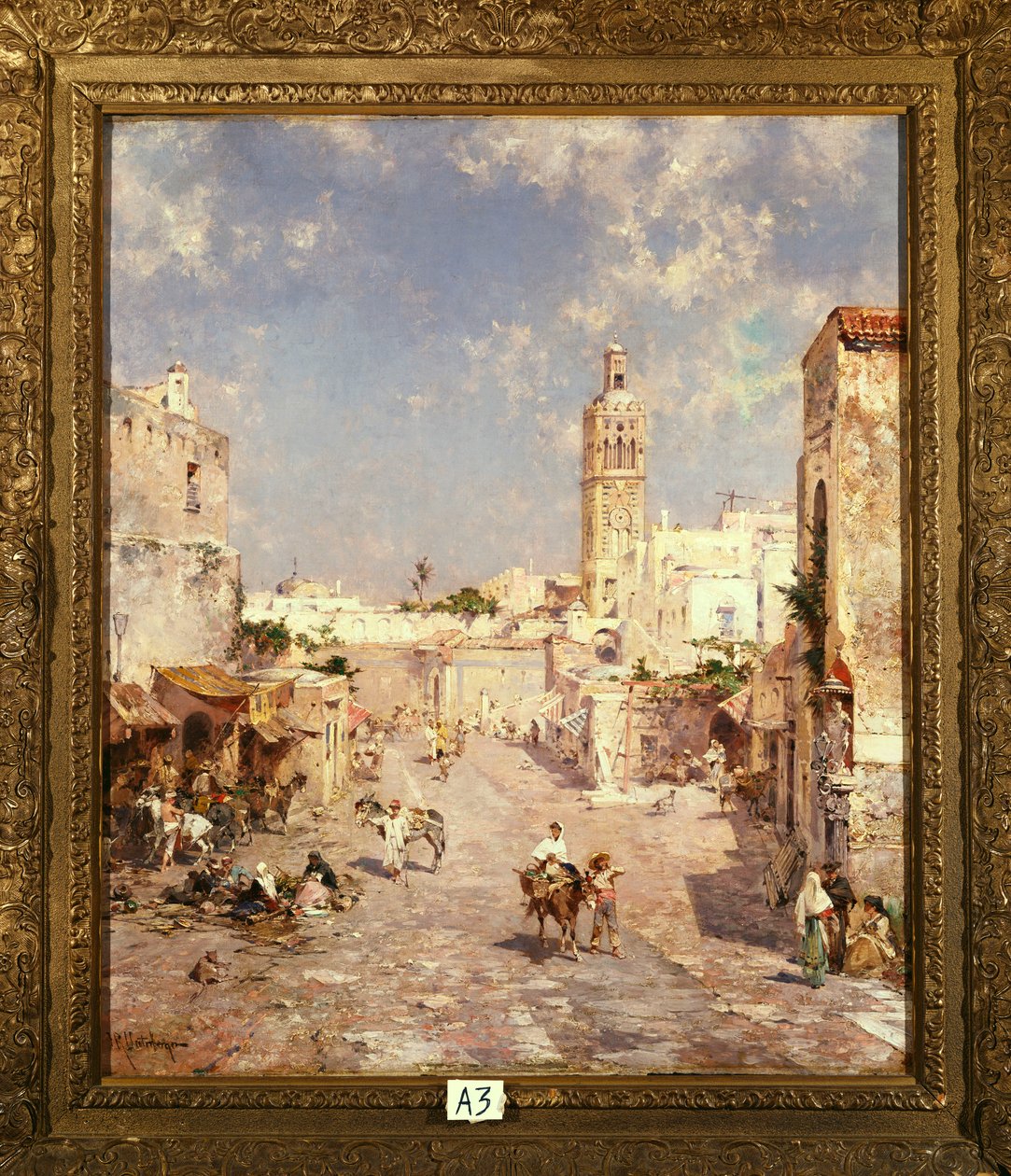 Figuras en una ciudad morisca de Franz Richard Unterberger