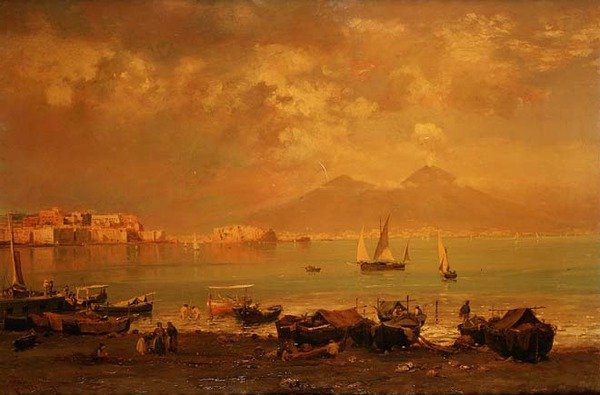 La bahía de Nápoles de Franz Richard Unterberger