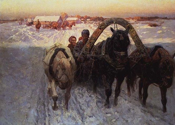 El trineo de Franz Roubaud