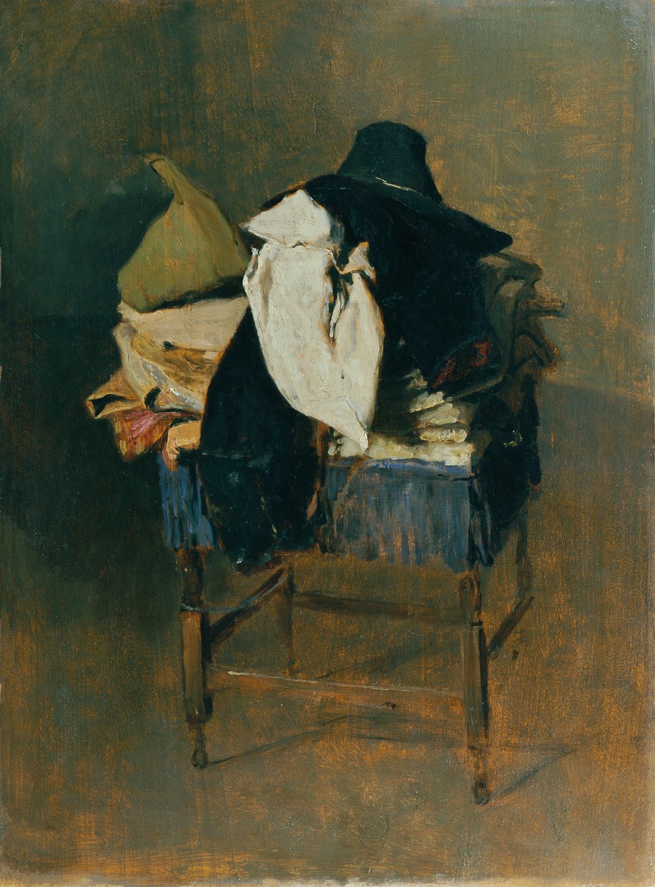 Disfraces en una silla de Franz Rumpler