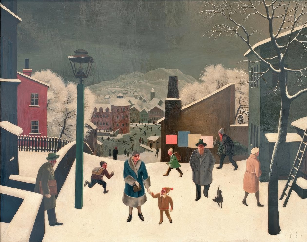 Invierno en la ciudad I de Franz Sedlacek