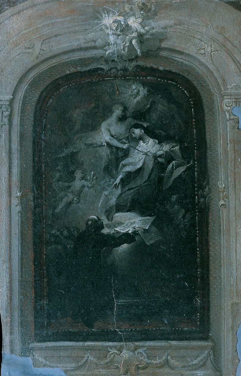 Proyecto para un altar de Teresa de Franz Sigrist d. Ä.