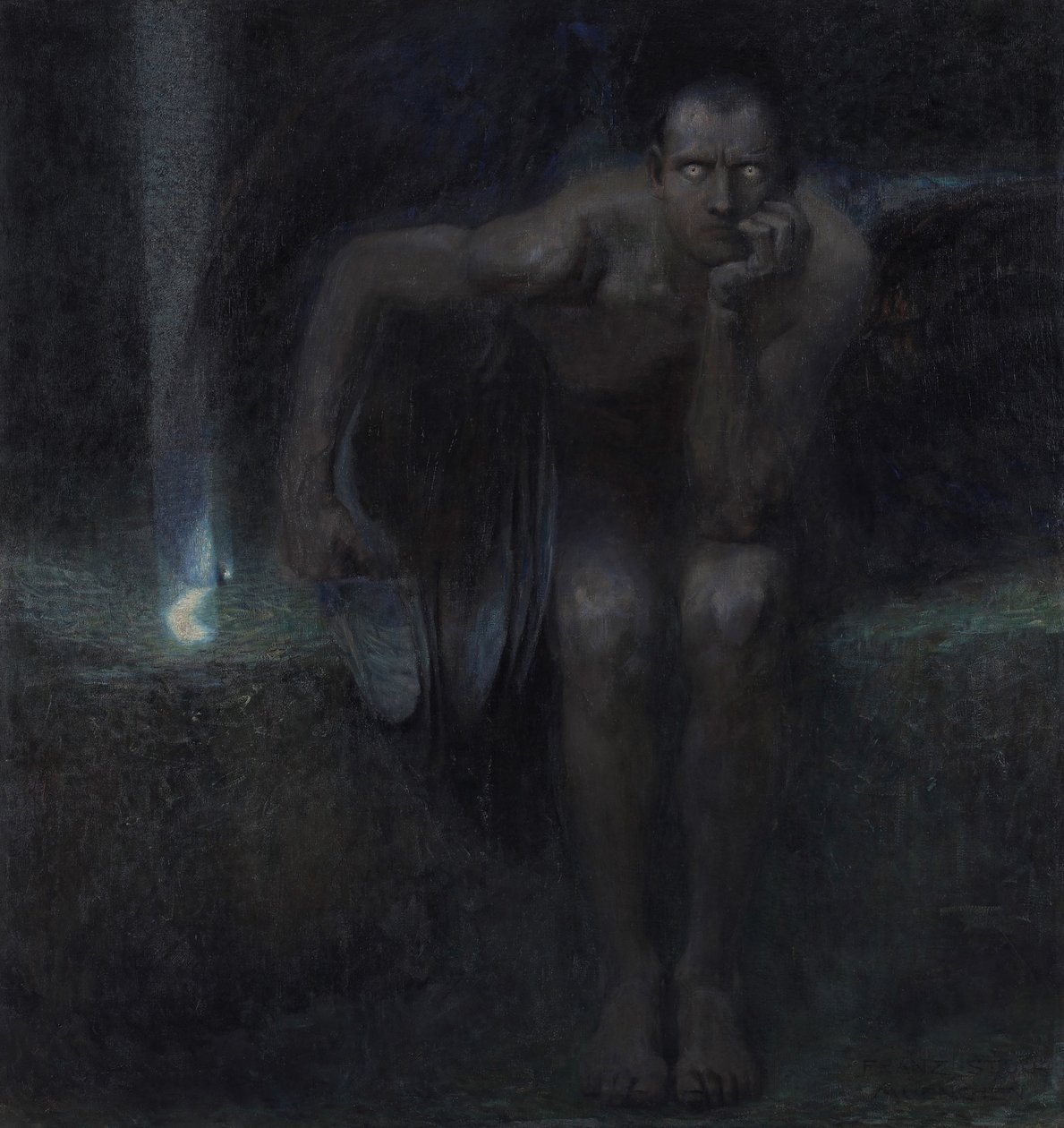 Lucifer, 1891 de Franz Stuck Ritter von