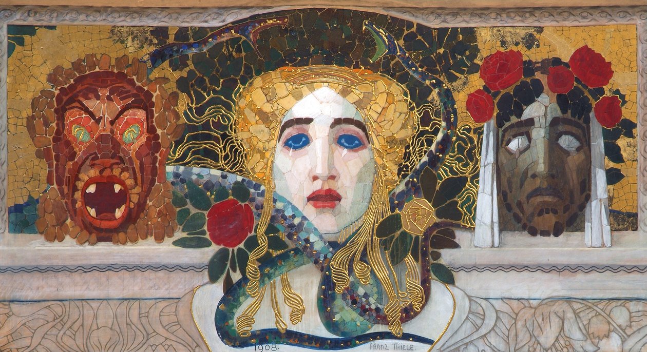 Diseño para un mosaico de Franz Thiele