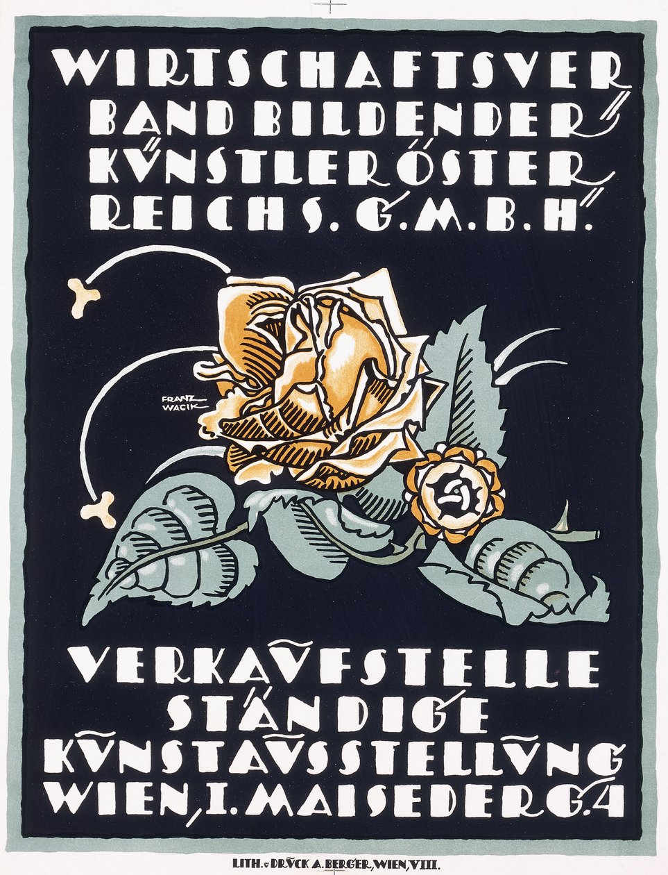 Wirtschaftsver Band Bildender Kunstler Oster Reich de Franz Wacik