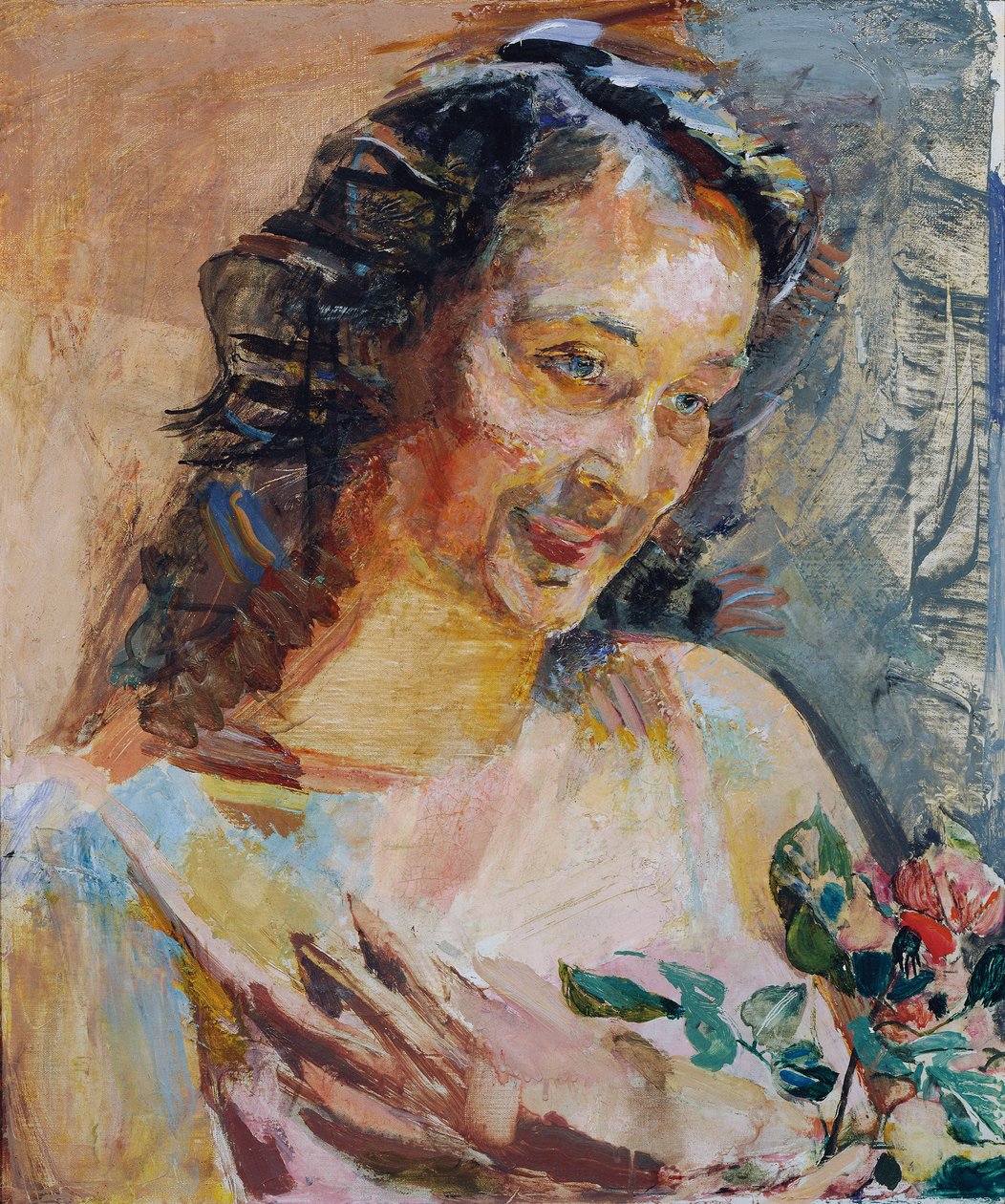 Stephanie Maurer ("Cuadro de rosas") de Franz Wiegele