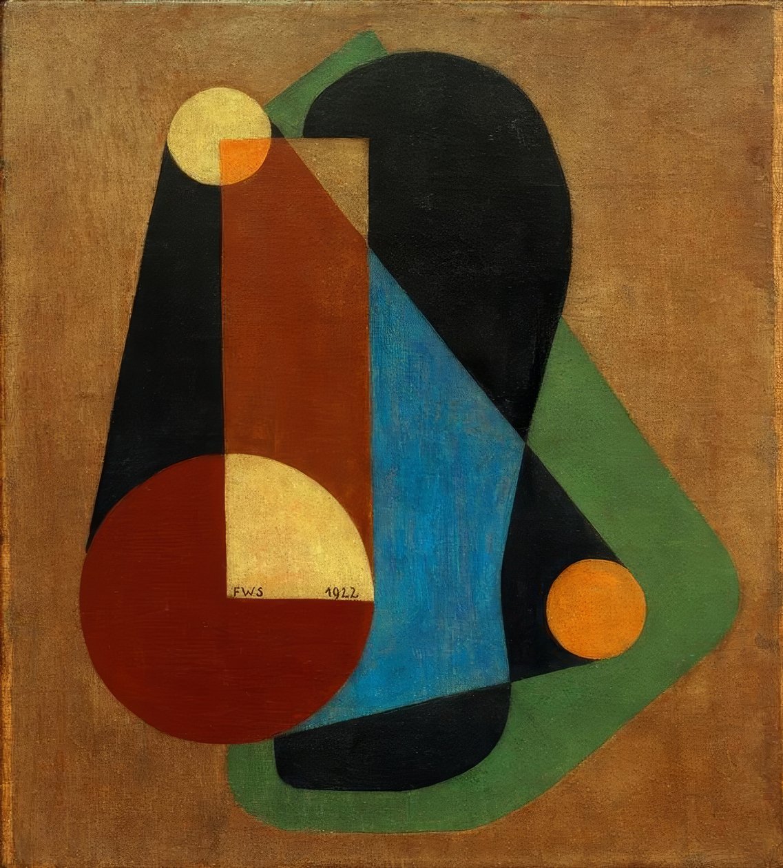Composición abstracta de Franz Wilhelm Seiwert