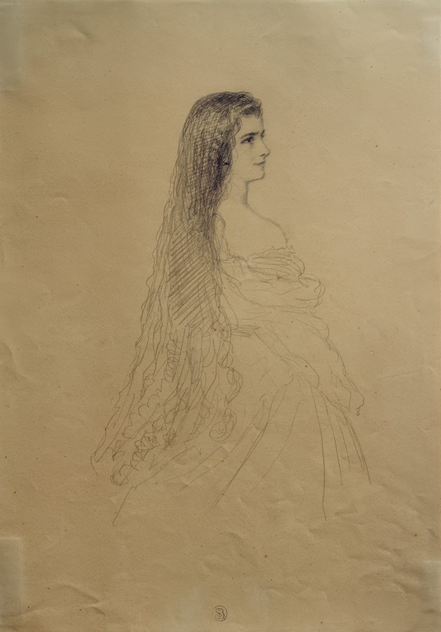 Emperatriz Isabel de Austria de Franz Xaver Winterhalter