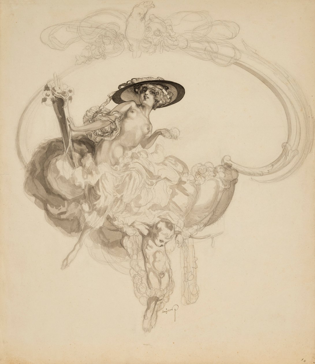 Bayros Franz von - Venus triumphans de Franz von Bayros