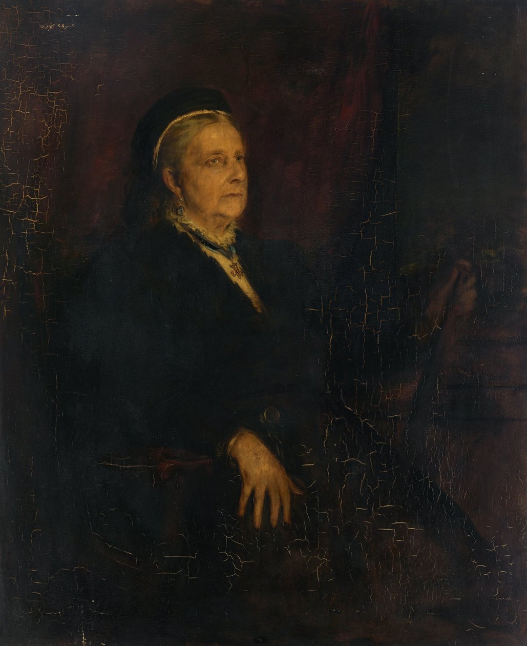 Princesa Clementina de Sajonia-Coburgo-Gotha de Franz von Lenbach
