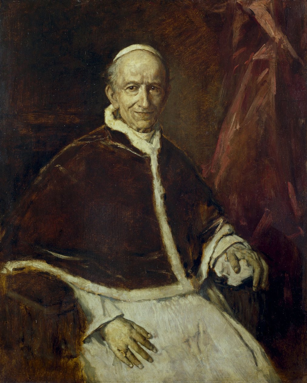 Papa León XIII. de Franz von Lenbach