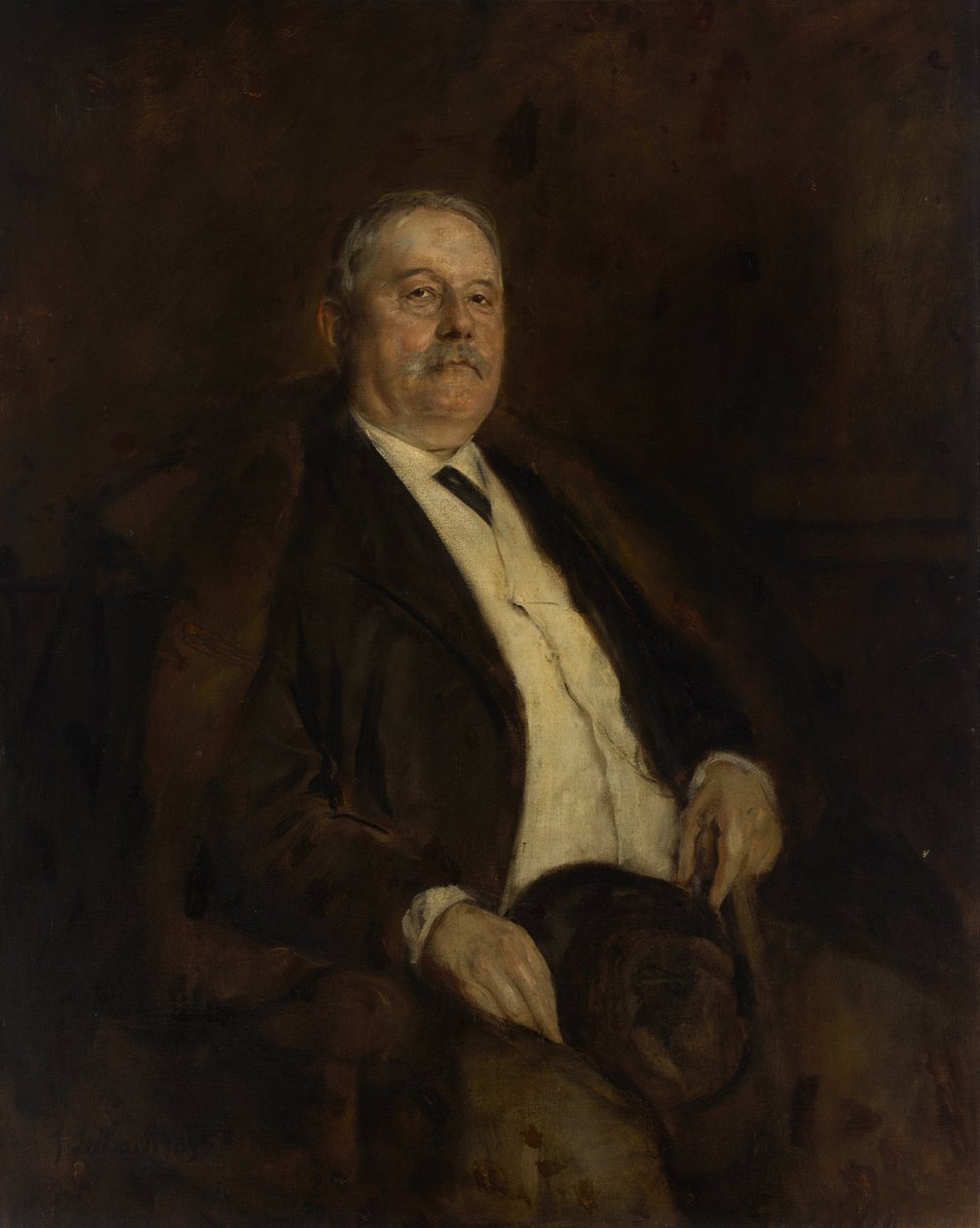 Johann (?) Maas de Franz von Lenbach, Johann Maas