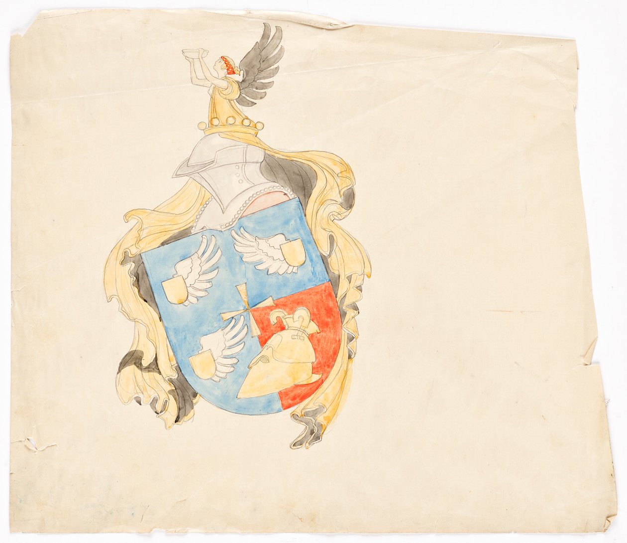 Diseño para un escudo familiar. de Franz von Matsch