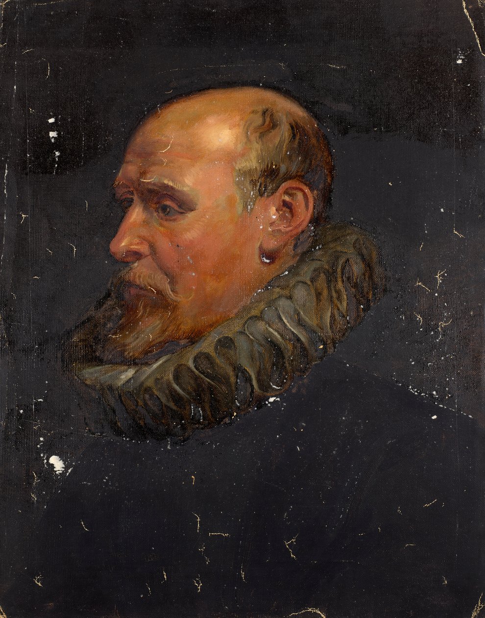 Retrato de un caballero con gorguera de Franz von Matsch