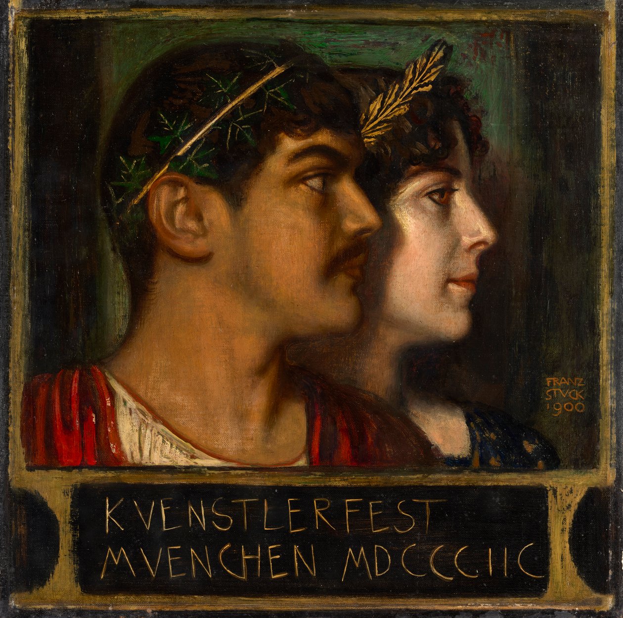 Franz y Mary atascados de Franz von Stuck