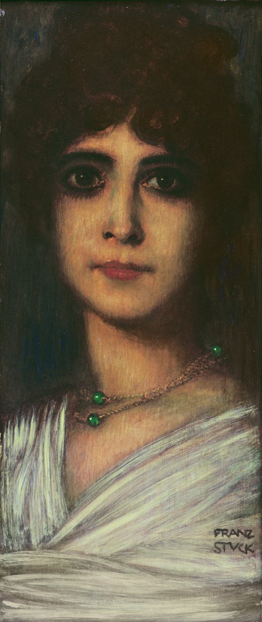 Retrato de una mujer de Franz von Stuck