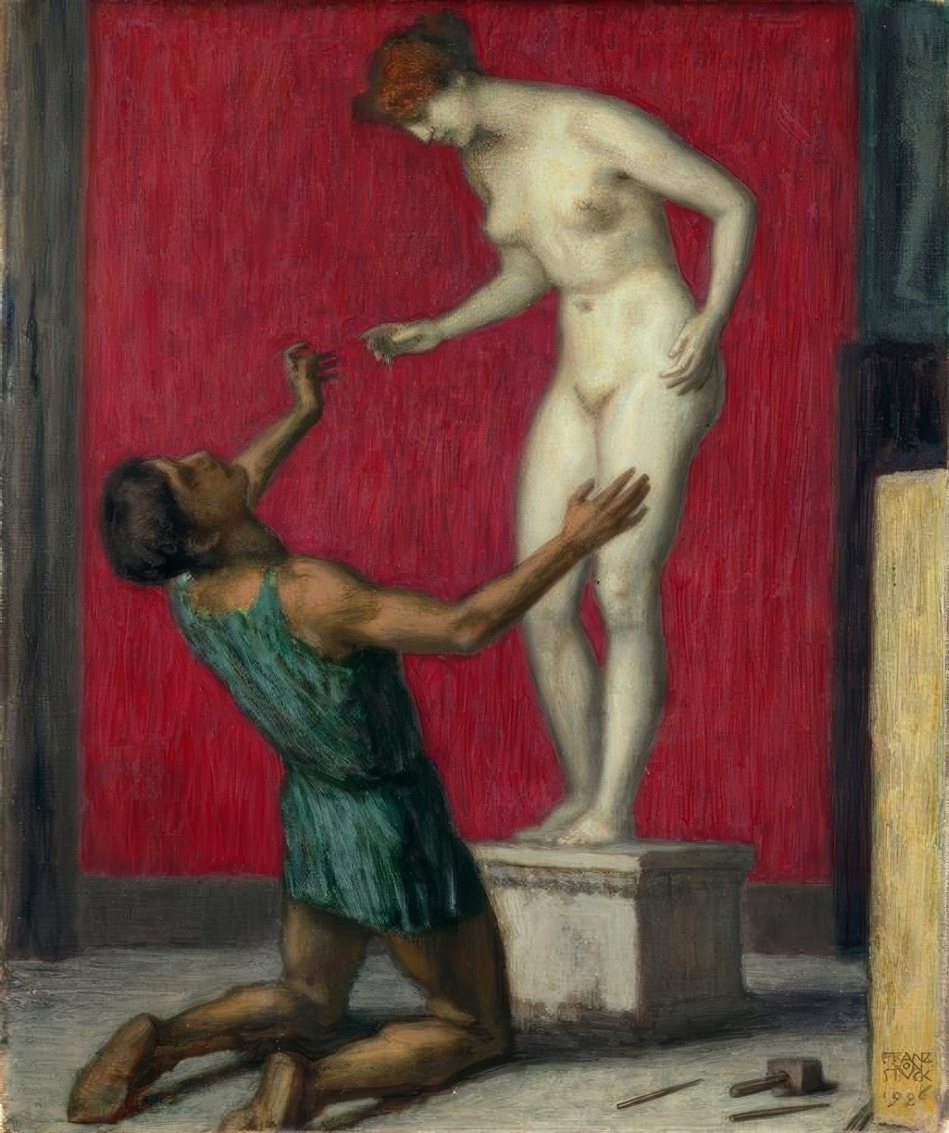 Pigmalión de Franz von Stuck