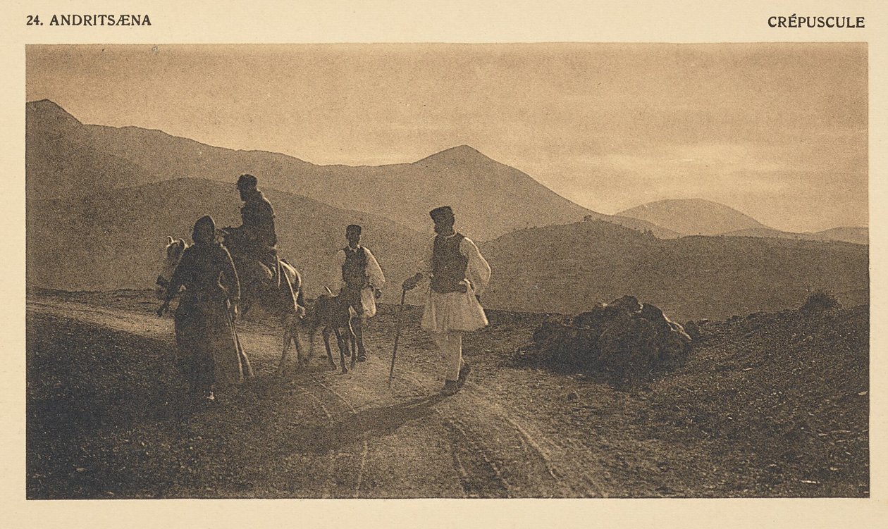 Andritsæna. Crepúsculo de Frédéric Boissonnas