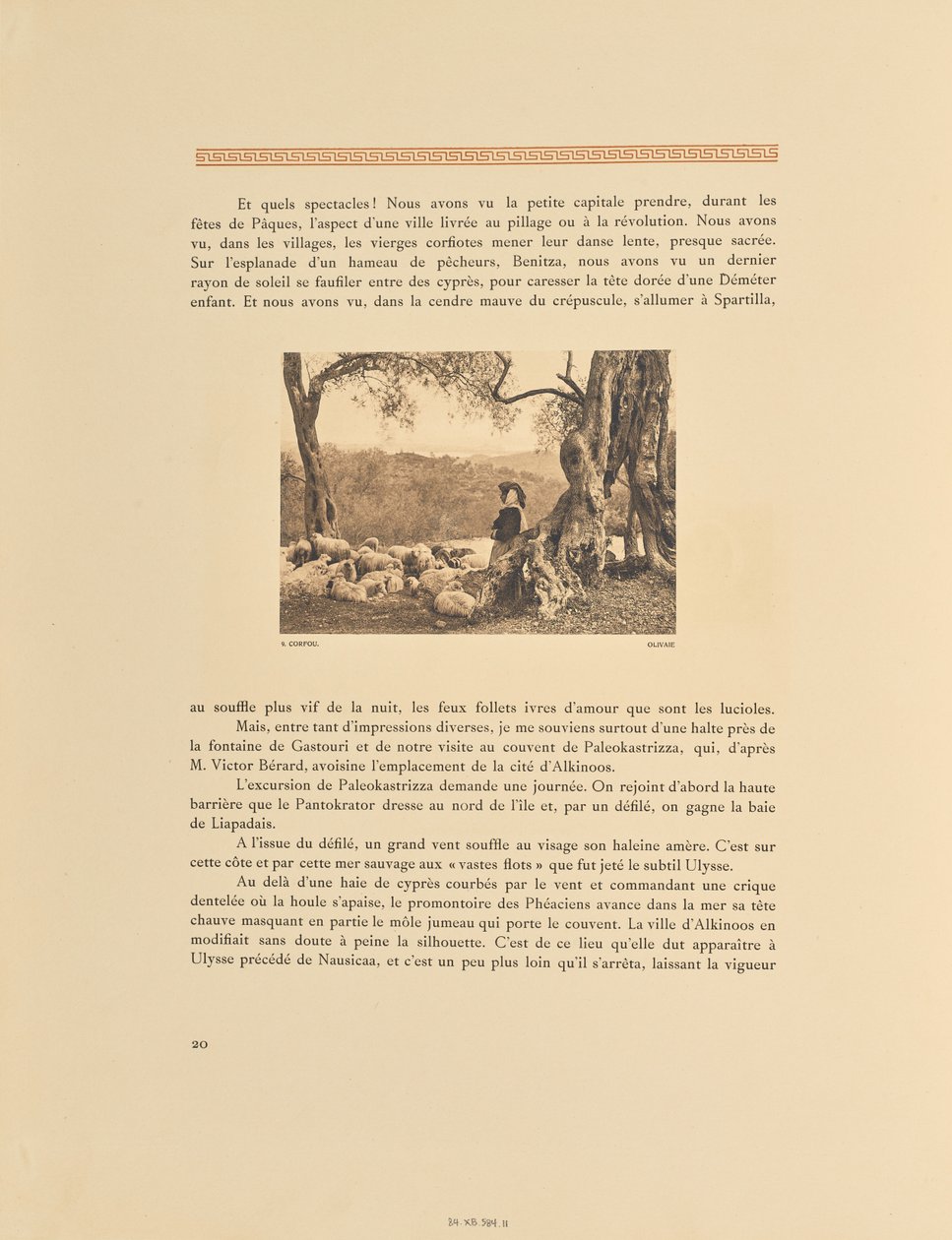 Corfú. Olivar de Frédéric Boissonnas