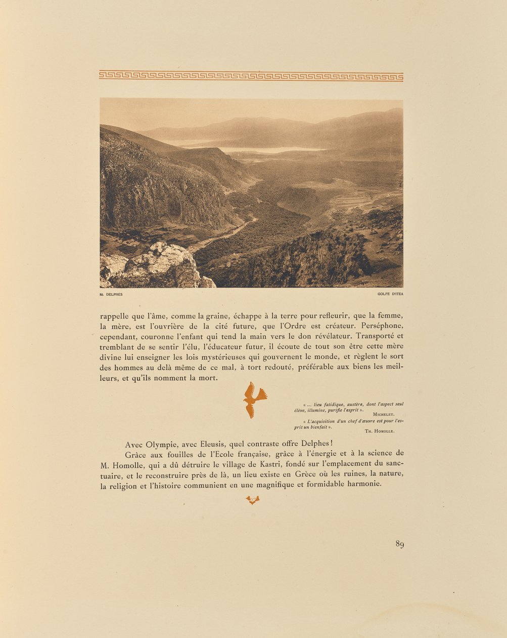 Delfos. Golfo de Itea de Frédéric Boissonnas