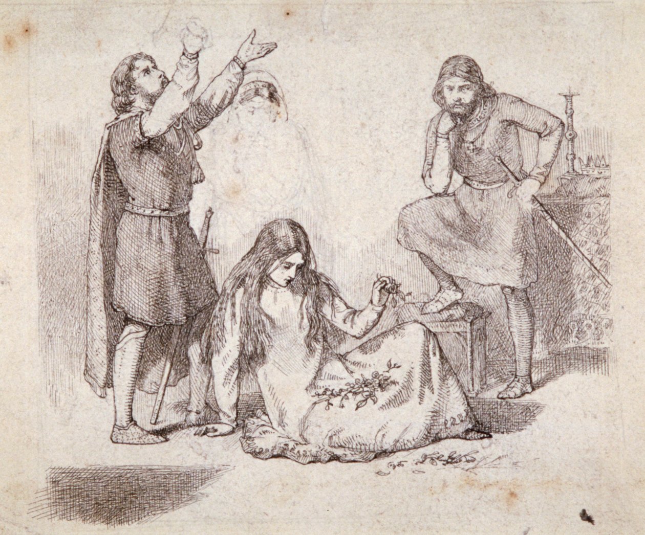 Una Escena Medieval de Fred Walker